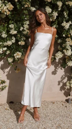 Keira Maxi Dress - Pearl