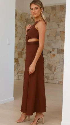Kimberley Maxi Dress - Chocolate