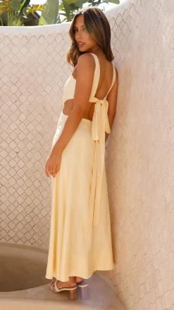 Kimberley Maxi Dress - Yellow