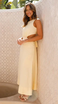 Kimberley Maxi Dress - Yellow