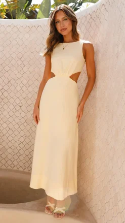 Kimberley Maxi Dress - Yellow