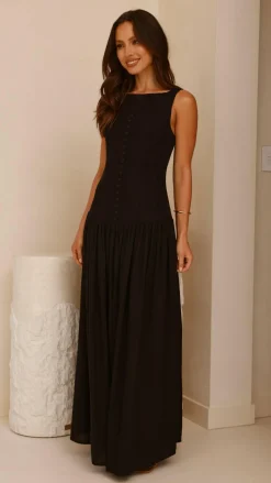 Kora Maxi Dress - Black