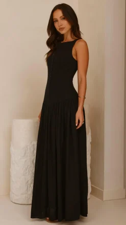 Kora Maxi Dress - Black