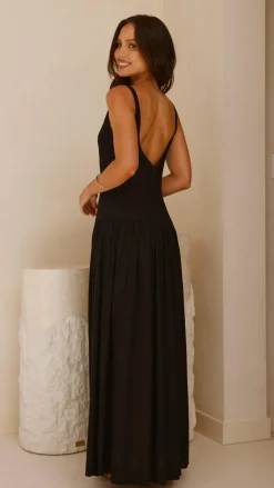 Kora Maxi Dress - Black