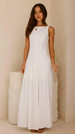 Kora Maxi Dress - White