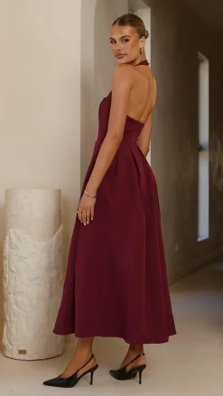 Kristen Maxi Dress - Wine