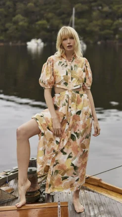 Kylo Midi Dress - Mallorca Floral
