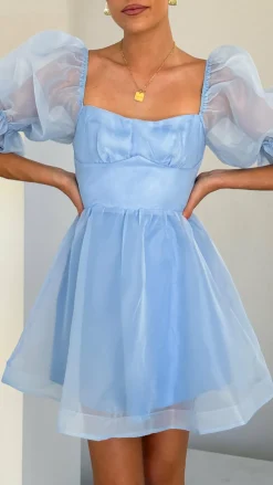 Lakeithia Mini Dress - Blue