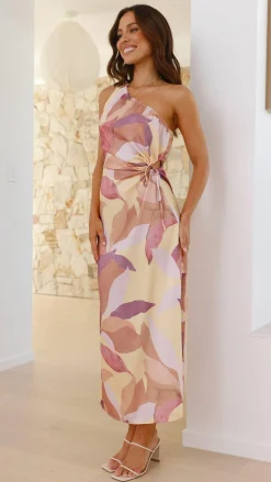 Lana Maxi Dress - Pink/Purple Floral