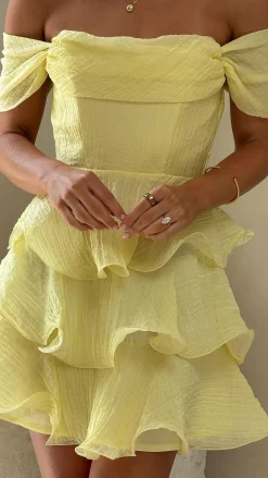 Lanelle Mini Dress - Yellow