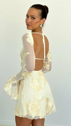 Lanesia Mini Dress - Yellow