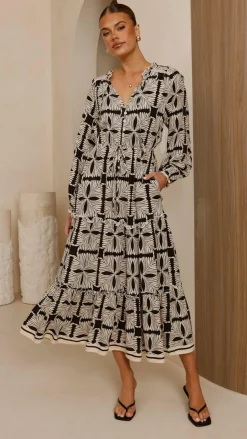 Lani Maxi Dress - Cortana Print