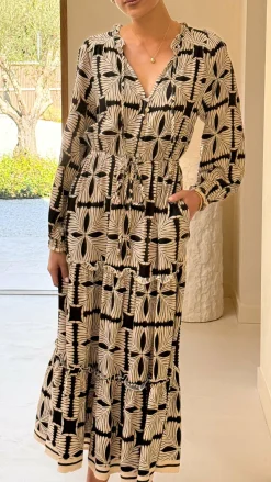 Lani Maxi Dress - Cortana Print