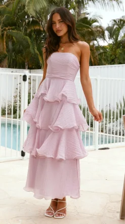 Lanica Maxi Dress - Lilac