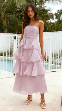 Lanica Maxi Dress - Lilac