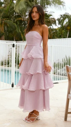 Lanica Maxi Dress - Lilac