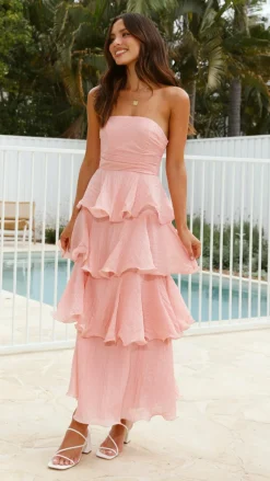 Lanica Maxi Dress - Pink