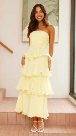 Lanica Maxi Dress - Yellow