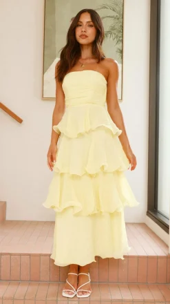 Lanica Maxi Dress - Yellow