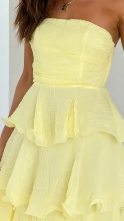 Lanica Maxi Dress - Yellow