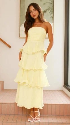 Lanica Maxi Dress - Yellow
