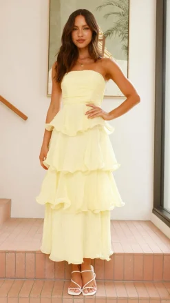 Lanica Maxi Dress - Yellow