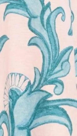 Lanie Shirt - Aqua / Pink Zayna