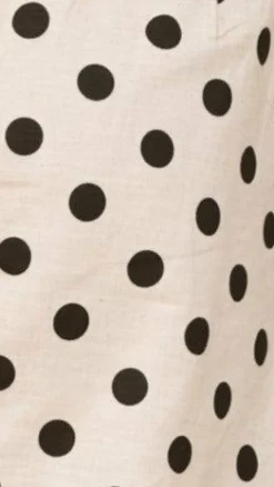 Laolani Shorts - Oat Black Polka