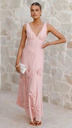 Lavara Maxi Dress - Pink