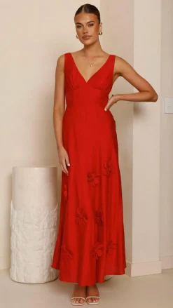 Lavara Maxi Dress - Red