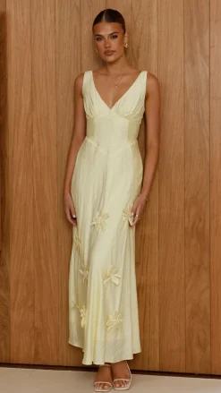 Lavara Maxi Dress - Yellow