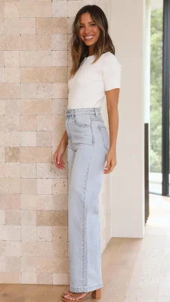 Laylin Ribbed Top - White