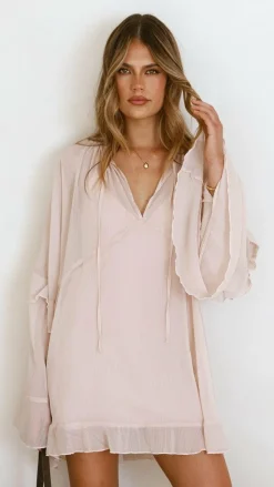 Leera Mini Dress - Nude