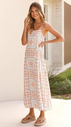 Leeta Maxi Dress - Flores Print
