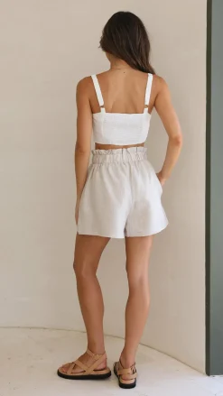 Leila Shorts - Oatmeal
