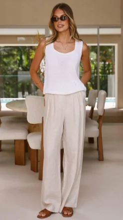 Lenny Knit Top - White