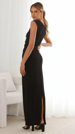 Lilah Maxi Dress - Black
