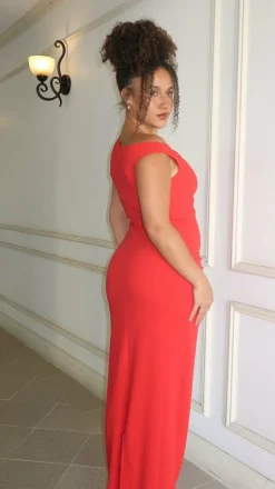 Lilah Maxi Dress - Red