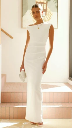 Lilah Maxi Dress - White