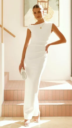 Lilah Maxi Dress - White