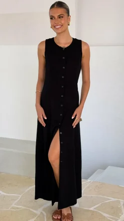 Lina Maxi Dress - Black