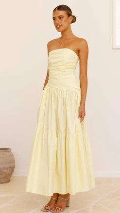 Lola Maxi Dress - Yellow