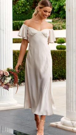 Louisa Midi Dress - Ivory