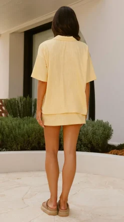 Louise Mini Skort - Baby Yellow