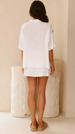 Louise Mini Skort - White