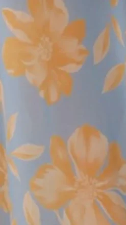 Louka Layered Maxi Dress - Blue/Yellow Floral