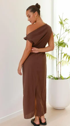 Luci Maxi Dress - Brown