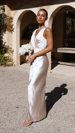 Lucia Maxi Dress - Champagne