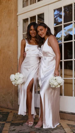 Lucia Maxi Dress - Champagne