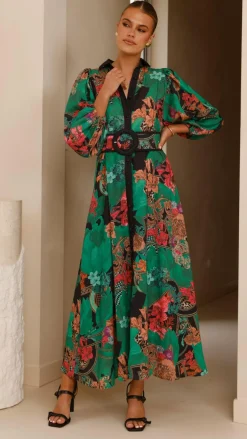 Lucinda Maxi Dress - Green